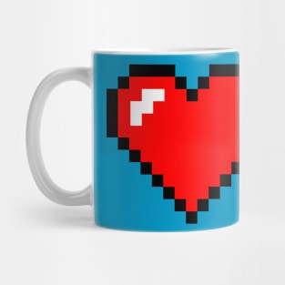 Pixel Heart (Large) Mug